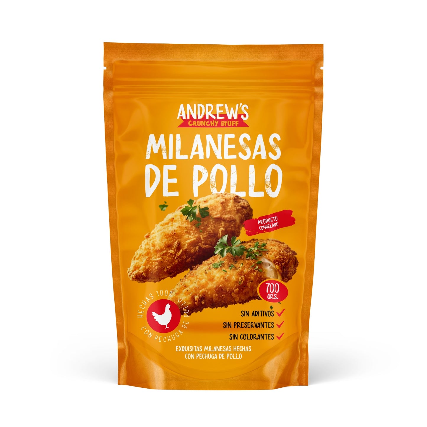 Milanesa de pollo 700 g